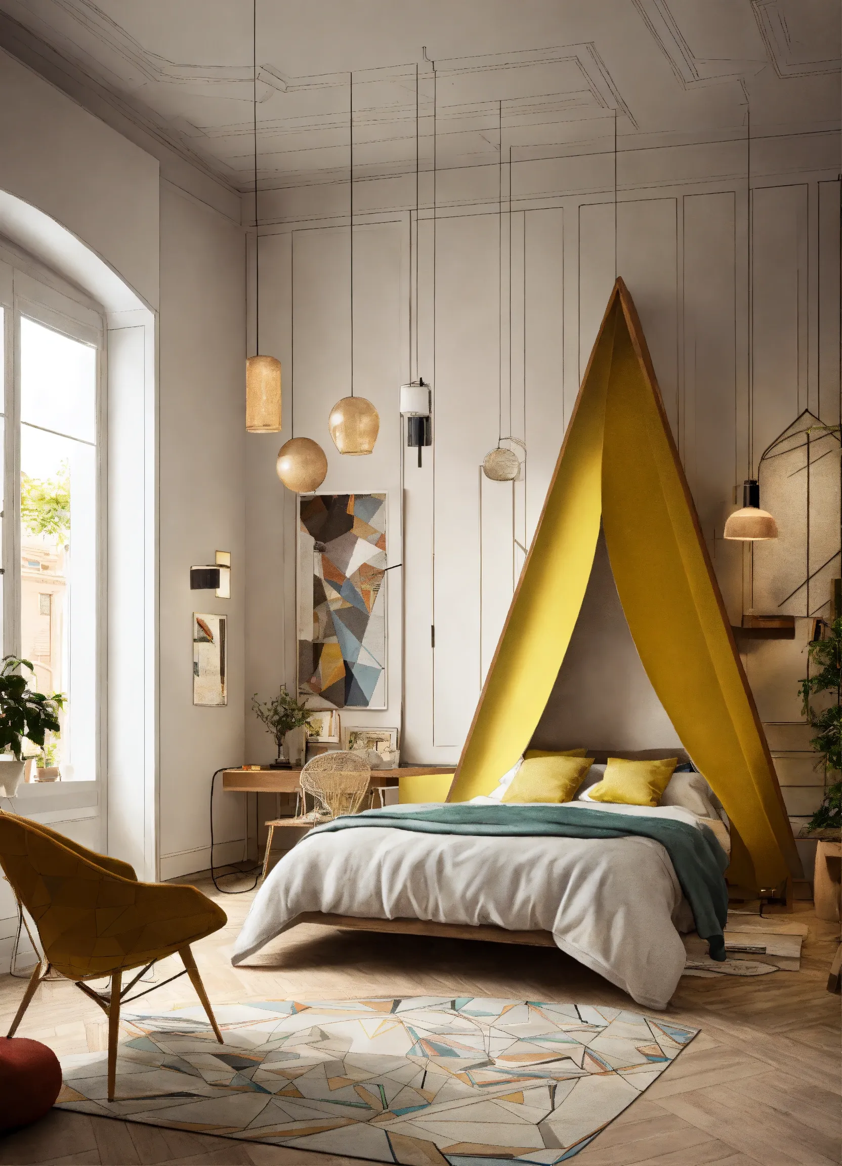 Luxury dining room setup